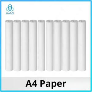 상업용 A4 감열지 롤 210x30mm, 고품질 잉크리스 팩스 용지
