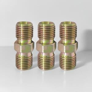 에어리스 페인트 분무기 호스 연결용 3PCS 1/4인치 NPT 남성-남성