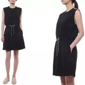 [롯데백화점]버버리 26SS 여성 체크 트리밍 원피스 8123280 BLACK 26S