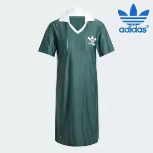 [아디다스][세일] 아디다스 여성용 원피스 g17- IX5507  우먼스 아디컬러 3S 핀스트라이프 드레스