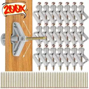 석고보드 확장 나사 튜브 셀프 드릴링 드라이월 앵커 볼트 패스너 파이프 석고보드 앵커 고정 키트 하드웨