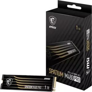 MSI 게이밍 SPATIUM M480 PRO PCIe 4.0 NVMe 내장 SSD Gen4 4 2280 읽기 7400 쓰기 6000
