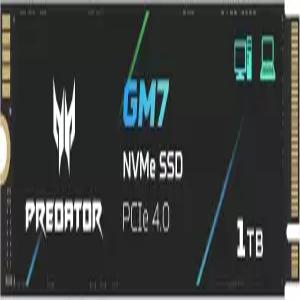 Acer 프레데터 GM7 SSD 2280 PCIe Gen 4 x NVMe 2.0 읽기 속도 7400 노트북 크탑 및 PS5용 내장 PC 드 이트