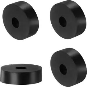 ucell 4pcs 고무 스페이서 60mm OD 높이 부싱 방진 ID 두꺼운 가정용 액세서리 원형 그롬메트 와셔 자동차
