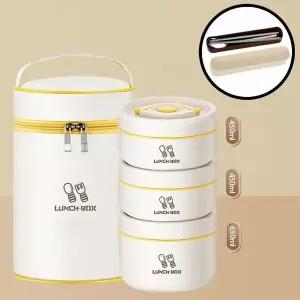 반리코 골드 보온도시락 세트 450ml+450ml+650ml (WFG3MKD)