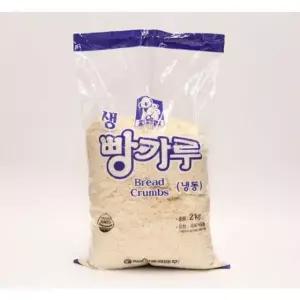 코알라 부드러운 젖은빵가루 2kg습식 튀김용 돈가스 생빵가루