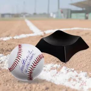 야구공 받침대 원형 볼홀더 축구공 기념구 전시대 사인볼 홀더