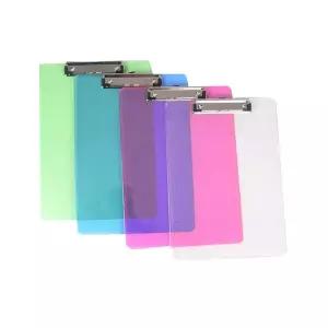 투명 A4 컬러 파일철 클립보드 결재판 서류받침대 메뉴판 문서 종이