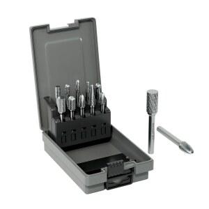 [미국배송] REKCKRUL 프로페셔널 10개 텅스텐 카바이드 로터리 버 비트 세트 금속용 더블 컷 1/4인치 섕크 목재 및 강철 U2013 내구성 다이 그라인더 액세서리 제거 조각 연마