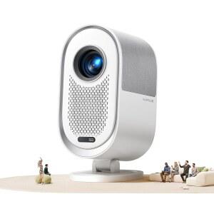 [AI 오토 포커스/돌비 오디오] WiFi6 및 양방향 블루투스가 지원되는 프로젝터 20W 스피커 1080P 홈 시어터 영화 HDMI ARC가 장착된 완전 밀폐 실내외용 iWMIUS