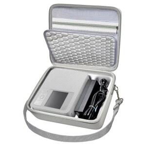 캐논 SELPHY CP1500 / CP1300 CP1200 무선 컴팩트 포토 프린터 컬러 잉크와 종이 세트 배터리- 정리함 보관가방 전용 (흰색)