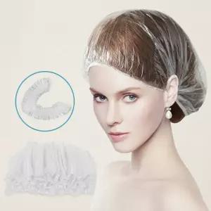 일회용 헤어캡 미용실 염색 비닐캡 샤워 머리 목욕 모자 방수 위생캡 100P