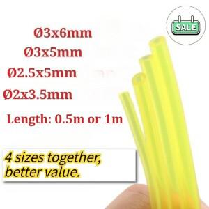 1미터  0.5m 휘발유 연료 가스 라인 파이프 스트링 트리머 체인톱 블로워 예초기 브러시커터용