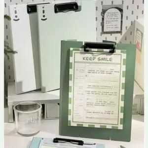 [문구/오피스] 2개입 결재판 종이 스탠딩 서류철 메뉴판 클립보드 거치형 양방향 A4 가로세로 받침대