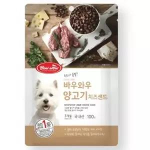 (2개묶음)[바우와우] 양고기치즈샌드 100g