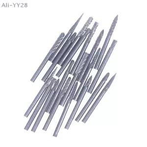 호환 YY28 33 싱글더블 컷 텅스텐 카바이드 로터리 파일 하드 합금 로터리 버 드릴 비트 조각 커터 연마 헤