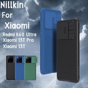 샤오미 13T 프로  레드미 K60 울트라용 닐킨 캠쉴드 케이스, 카메라 슬라이더 보호, 충격 방지 백 커버