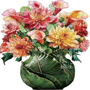 어른을 위한 꽃 나무 퍼즐 200개의 직소 친구 가족 게임 중간 크기 96인치 118인치 모양의 독특한 창작