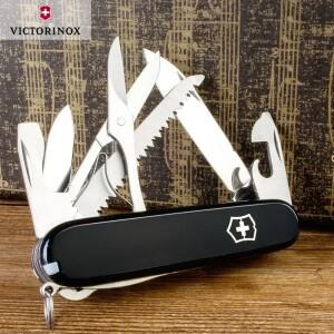 Victorinox 세이버 91MM 블랙 헌터 1.3713.3  접이식 칼 상사 검
