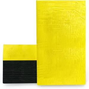 342 Mil 16 평방피트 자동차용 방음재 방음 매트 후드 도어 트렁크 감쇠용 소음 단열재 15매 팩