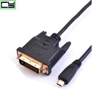 Micro HD-compatible to DVI video cable lenovo호환 yoga2 computer connected monitor