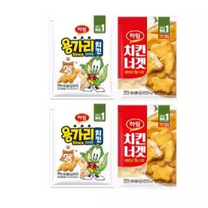 하림 용가리치킨 300g + 치킨너겟 300g  / 각 2봉