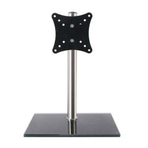 연장암 천장형 브라캣 나무 높은 38 일하는 높이 5CM검정기둥 탁상용 강화유리 모니터암