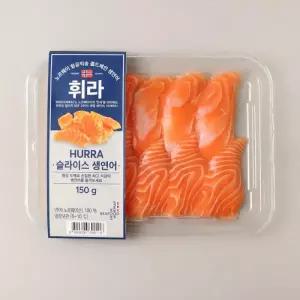 휘라_노르웨이 슬라이스_생연어 150G 팩