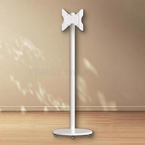 17-43 인치 TV 수평 수직 화면 회전베이스 드릴링 없음 여자 친구 기계 모니터 모바일 스탠드 견고한 내구