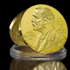 노벨상 주념주화 학생 선물 과학 소품 인테리어 수집품 동전 발명가 ePf1+4zuH