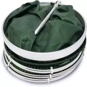 강둔 접이식 물고기 키핑 네트 - 고무 메시 낚시 바구니 부두와 카약에 잘 어울립니다 미끼와 살아있게