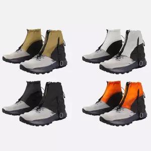 하이킹 러닝을 위한 코이리케 방수 트레일 로우 게이터 조절 가능한 드로스트링 미끄럼 방지 고무 밴드가