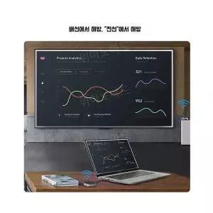 무선hdmi송수신기 동글이 모니터 분배기 5g 강의실 회의 스크린 셀렉터 4k tv 미러링155397