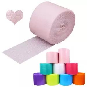 0.2*6M 사랑스러운 두꺼운 하트 모양 버블랩 충격 방지 포장 버퍼 종이 폼 롤 파우치 파티 장식