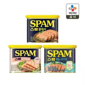 스팸 클래식/라이트/닭가슴살 340g 5+5 총 10개 골라담기(3종 택 2)