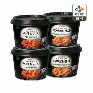 CJx흑백요리사 비비고 납작당면 떡볶이 175g x2개+마라로제 납작당면 떡볶이 175g x2개