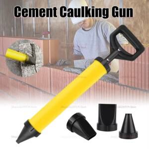 벽돌 그라우팅 모르타르 충전 도구용 스테인레스 스틸 코킹건, 석조 수리 및 주택 개조용 시멘트 분무기