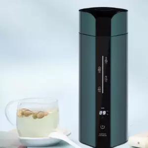 차량용 커피포트 휴대용 전기주전자 충전 디지털 보온병 카포트 텀블러 분유제조기 온도조절