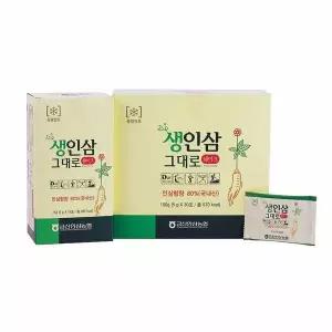 [삼지원]금산인삼농협 생인삼 그대로 쉐이크 5g x 30포 (우유에 타먹는) 아침식사 대용