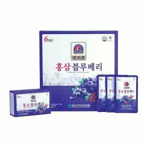 [삼지원]금산인삼농협 홍삼 블루베리 70ml x 30포 (안토시아닌 풍부) 맛있는 항산화즙