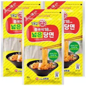 오뚜기 중국식 18mm 넓은 당면 300g x 3개