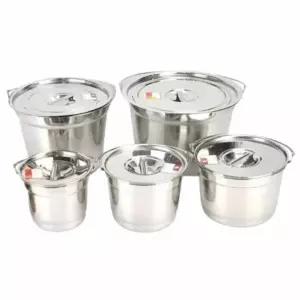 업소용 UV93JT62 스텐 깍두기통 특대 스테인리스통 원형통