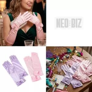 네오 여아 파티용 레이스 글로브 드레스장갑 공주장갑 드레스소품