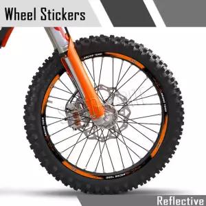 EXC 반사 오토바이 액세서리 휠 스티커 림 데칼 스트라이프 테이프 KTM 25 200 250 300 350 400 450 500