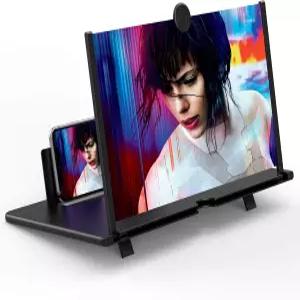14인치 화면 확대기 영화 비디오 및 게임용 3D HD 휴대폰 확대 프로젝터 모든 스마트폰과 호환되는