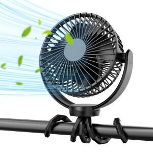 유모차 선풍기 5000mAh 클립형 360도 회전 휴대용 필수