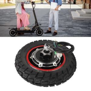 전기 허브 모터 고속 187.4lb 하중 용량 250~1000RPM 10인치 48V 800W 미끄럼 방지 전동 스쿠터용