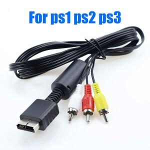 PS3 PS2 PS1 플레이스테이션 콘솔 오디오 비디오 연장 케이블 게임 플레이어를 LCD 모니터 TV RCA 와이어