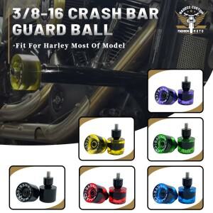 [호환품]바이크 오토바이 엔진 가드 새들백 범퍼 볼 3/8-16 1쌍 할리 전용  바 투어링 글라이드 소프트테일