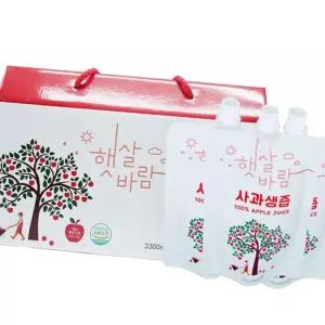 (다올)햇살바람 사과생즙 스파우트형 110ml 30봉